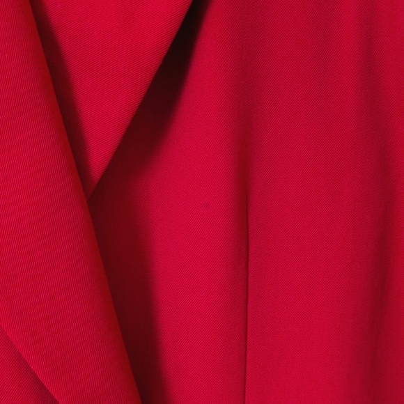 Liz Claiborne 90's Vintage Classic Wool Double Breasted Blazer Jacket Red 4P - Picture 7 of 12